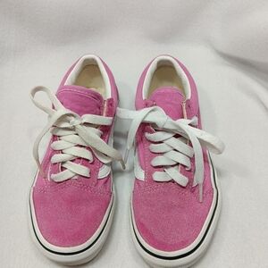 Vans pink girls' shoes size 1